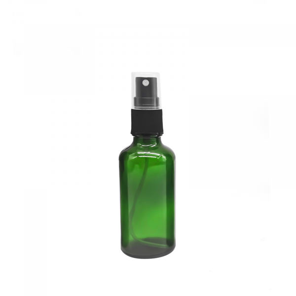 Recipient sticla verde cu spray 50ml - set 2 buc [3]