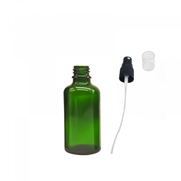 Recipient sticla verde cu spray 50ml - set 2 buc [2]