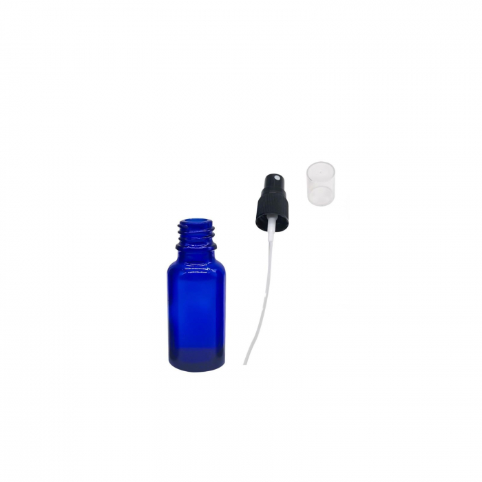 Recipient sticla albastra cu spray 30ml - set 2 buc [3]
