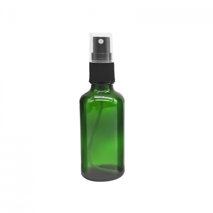 Recipient sticla verde cu spray 100ml - set 2 buc [2]