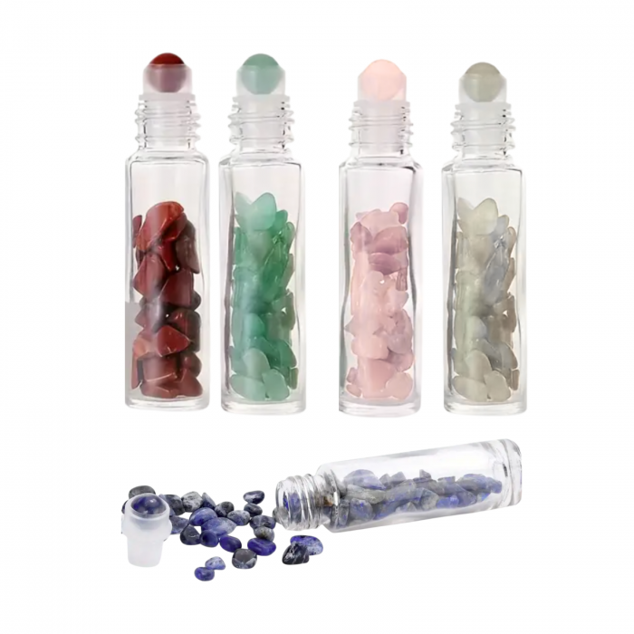 Rollon cu pietre semipretioase 10ml - set 5 buc [2]