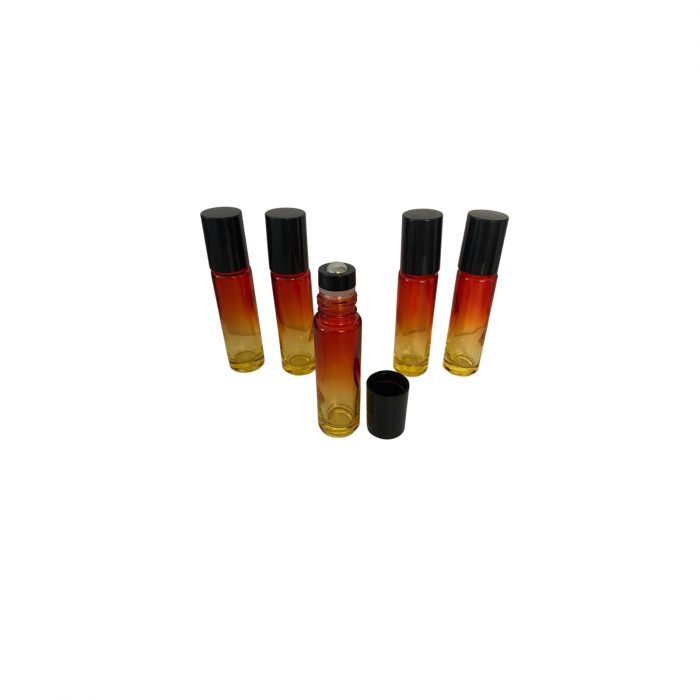 Rollon multicolor 10ml, cu capac negru - set 5 buc [2]