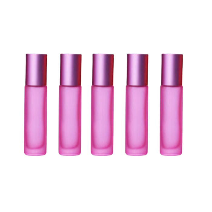 Rollon roz frosted 10ml - set 5 buc [2]