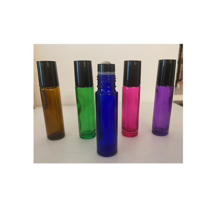 Rollon sticla colorata 10ml - set 5 buc [5]