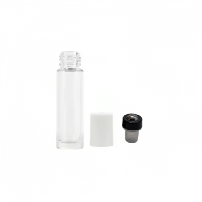 Rollon transparent 10ml, cu capac alb - set 5 buc [2]
