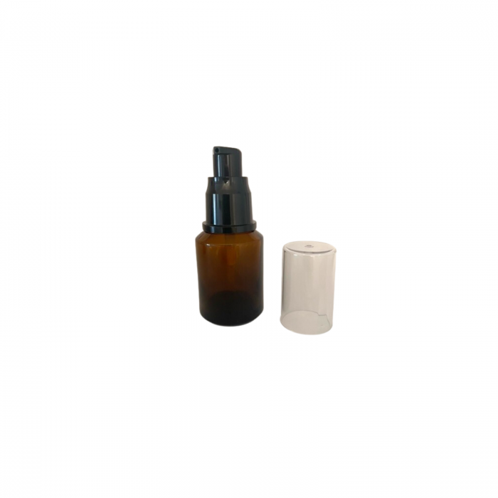 Sticla ambra cu pompa 30ml  - set 2 buc [4]