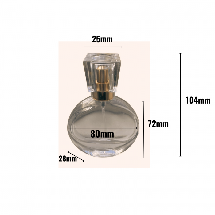 Sticla parfum reincarcabila 50ml. Circle - 5 bucati [2]