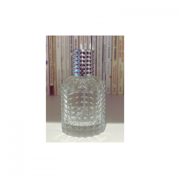 Sticla parfum reincarcabila 30ml. Dots cu capac argintiu [7]