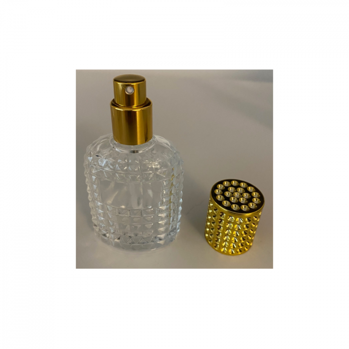 Sticla parfum reincarcabila 30ml. Dots cu capac auriu [5]