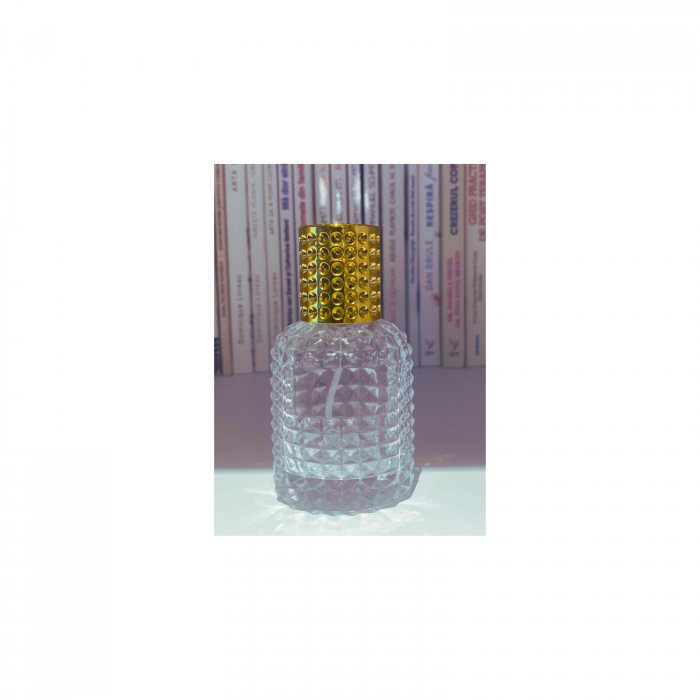 Sticla parfum reincarcabila 30ml. Dots cu capac auriu [6]