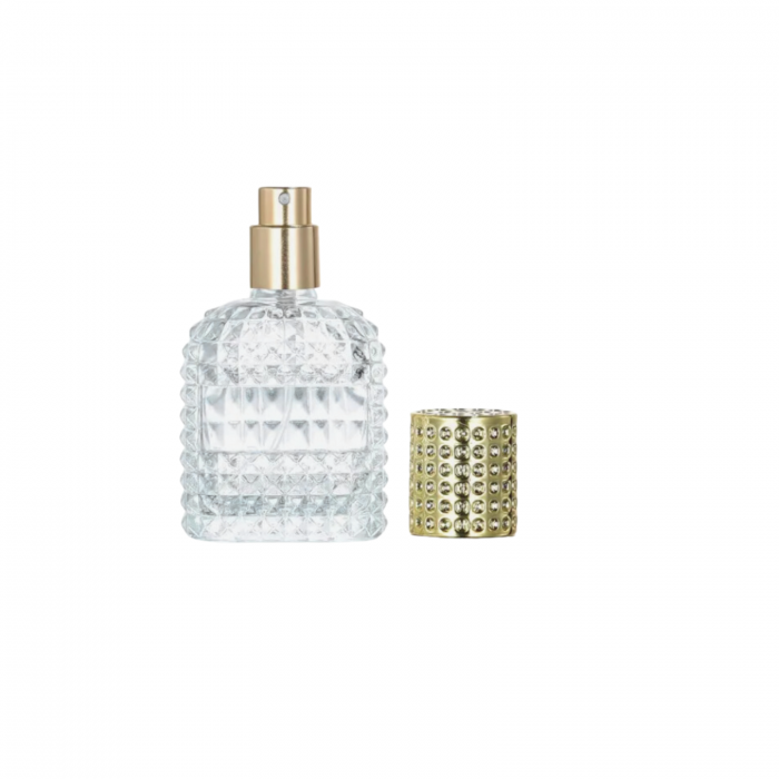 Sticla parfum reincarcabila 30ml. Dots cu capac auriu [3]
