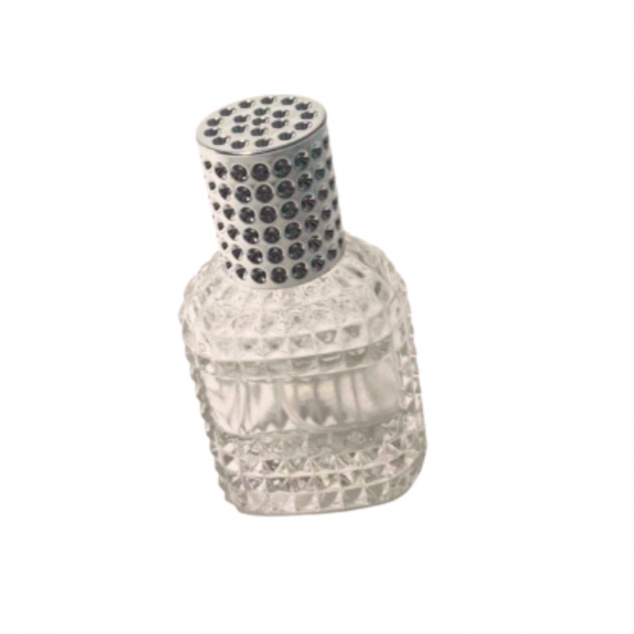 Sticla parfum reincarcabila 50ml. Dots cu capac argintiu [4]