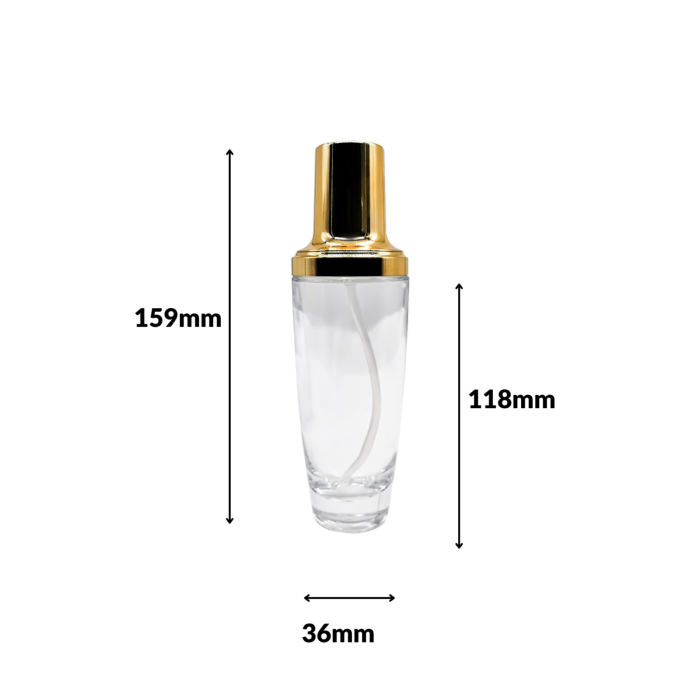 Sticla transparenta cu pompa 100ml - 6 bucati [2]