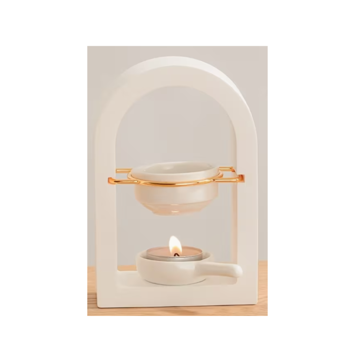 Suport din lemn cu vas ceramic, pentru aromaterapie [4]