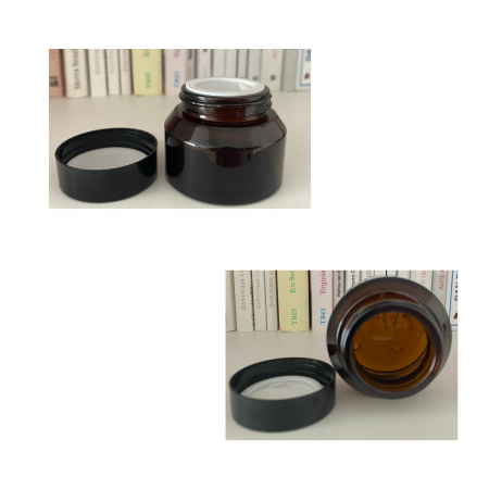 Borcan din sticla ambra 30ml - set 2 buc [3]