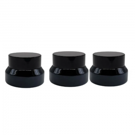 Recipiente - Borcan din sticla bruna 15ml - set 3 buc