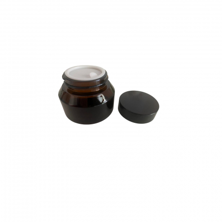Borcan din sticla ambra 50ml - set 2 buc [2]