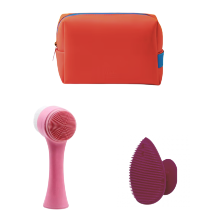 Accesorii cosmetice - Borseta pentru cosmetice cu 2 accesorii