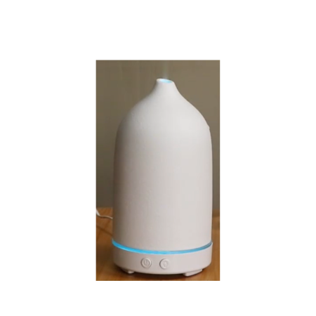 Difuzor aromaterapie ANA, material ceramic, lumina LED 7 culori, volum 100ml [1]