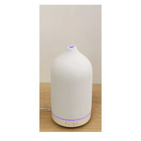 Difuzor aromaterapie ANA, material ceramic, lumina LED 7 culori, volum 100ml [3]