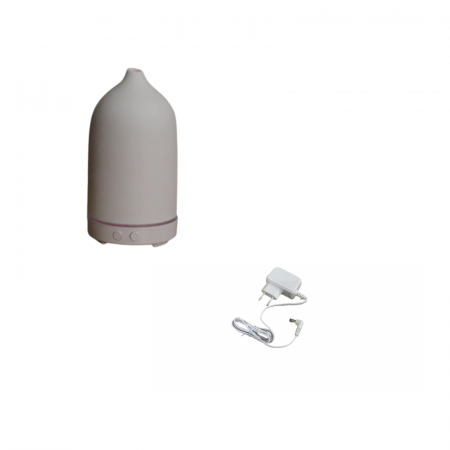 Difuzor aromaterapie ANA, material ceramic, lumina LED 7 culori, volum 100ml [4]