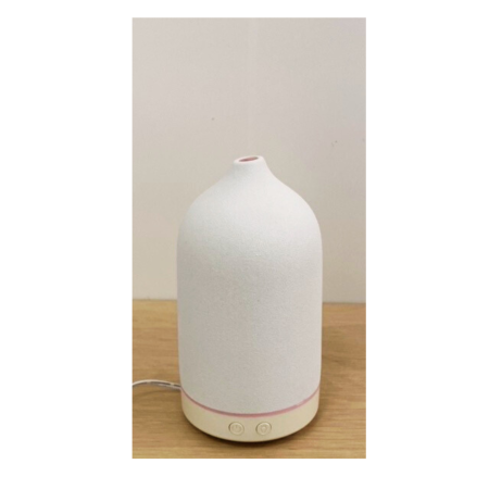 Difuzor aromaterapie ANA, material ceramic, lumina LED 7 culori, volum 100ml [2]