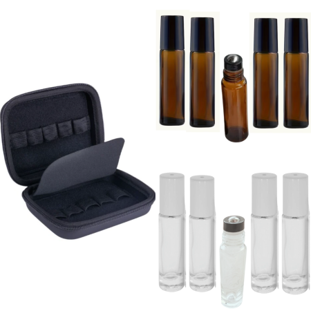Genti si organizatoare uleiuri esentiale - Geanta + 10 recipiente cu rollon de 10ml
