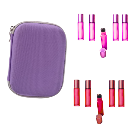 Genti si organizatoare uleiuri esentiale - Geanta + 10 recipiente de 10ml. cu rollon