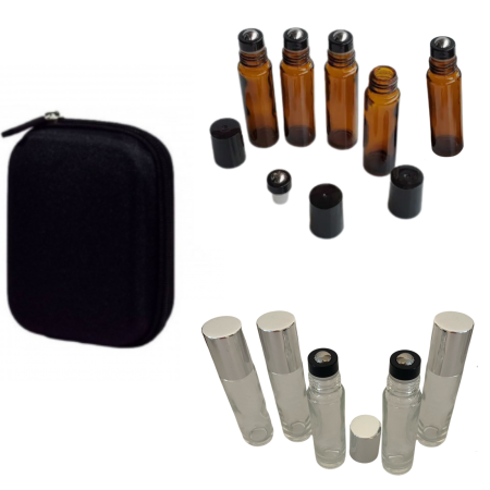 Genti si organizatoare uleiuri esentiale - Geanta + 10 recipiente cu rollon de 10ml