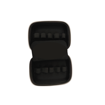 Geanta pentru 10 sticlute uleiuri esentiale de tip rollon,  culoare mov [2]