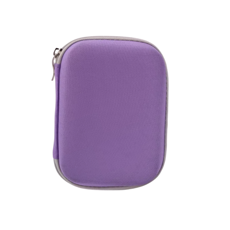 Genti si organizatoare uleiuri esentiale - Geanta pentru 10 sticlute uleiuri esentiale de tip rollon,  culoare mov