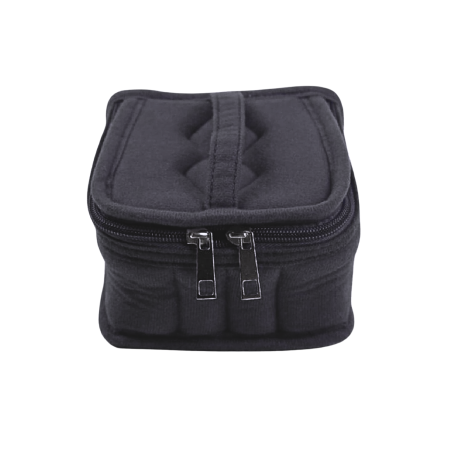 Idei de cadouri - Geanta pentru 16 sticlute uleiuri esentiale, culoare neagra