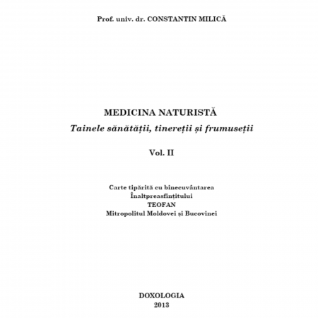 Medicina naturista. Tainele sanatatii, tineretii si frumusetii. Vol.2 [1]