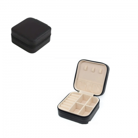 Organizator bijuterii 10x10x5cm, negru