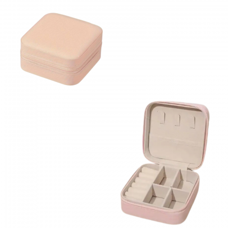Organizator bijuterii 10x10x5cm, roz