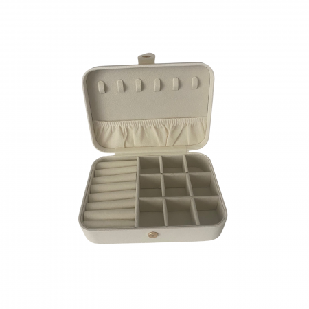 Organizator bijuterii 17x12x5,8cm, alb [2]