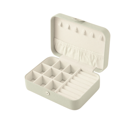 Idei de cadouri - Organizator bijuterii 17x12x5,8cm, alb