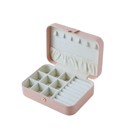 Organizator bijuterii 17x12x5,8cm, roz