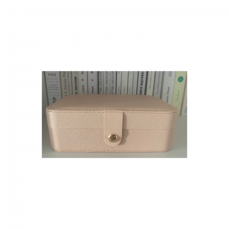 Organizator bijuterii 17x12x5,8cm, roz [3]