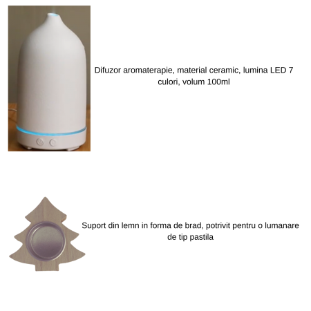 Pachet Craciun: Difuzor aroma si Suport lumanare [1]