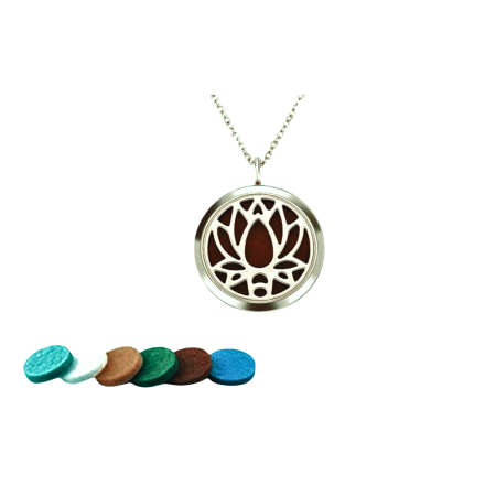 Pandantiv aromaterapie, floare lotus [1]