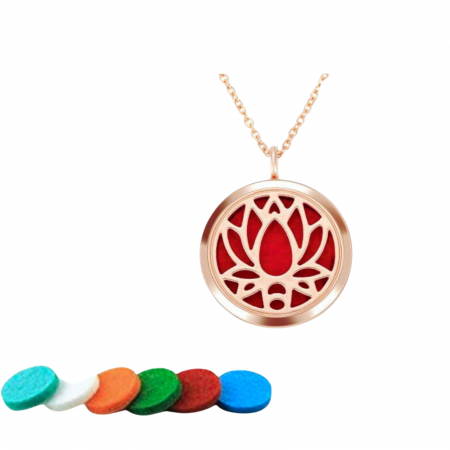 Pandantiv aromaterapie, floare lotus [1]