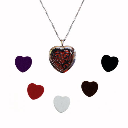 Bijuterii Aromaterapie - Pandantiv aromaterapie inima