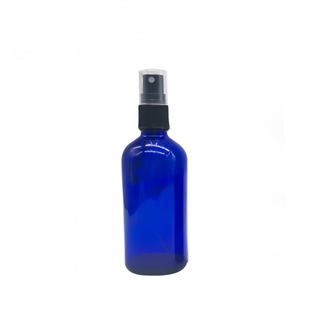 Recipient sticla albastra cu spray 100ml - set 2 buc [3]