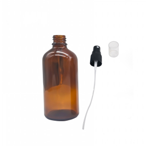 Recipient ambra cu spray negru 100ml  - set 2 buc [2]