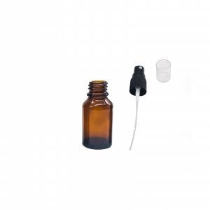 Recipient sticla ambra cu spray 10ml - set 5 buc [3]