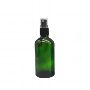 Recipient sticla verde cu spray 100ml  - set 5 buc [2]