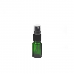 Recipient sticla verde cu spray 10ml - set 5 buc [1]