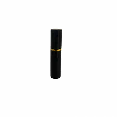 Recipient sticla cu spray 5ml. in carcasa aluminiu, culoare neagra [6]