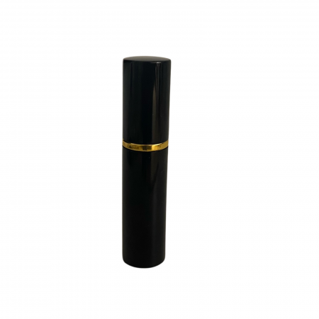 Recipient sticla cu spray 5ml. in carcasa aluminiu, culoare neagra [0]